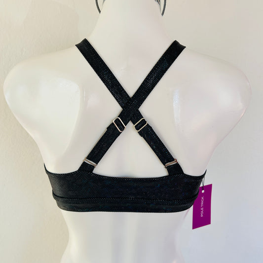 Top Estrella Holograma Negro