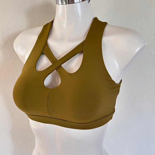 Top Cruzado Verde Olivo