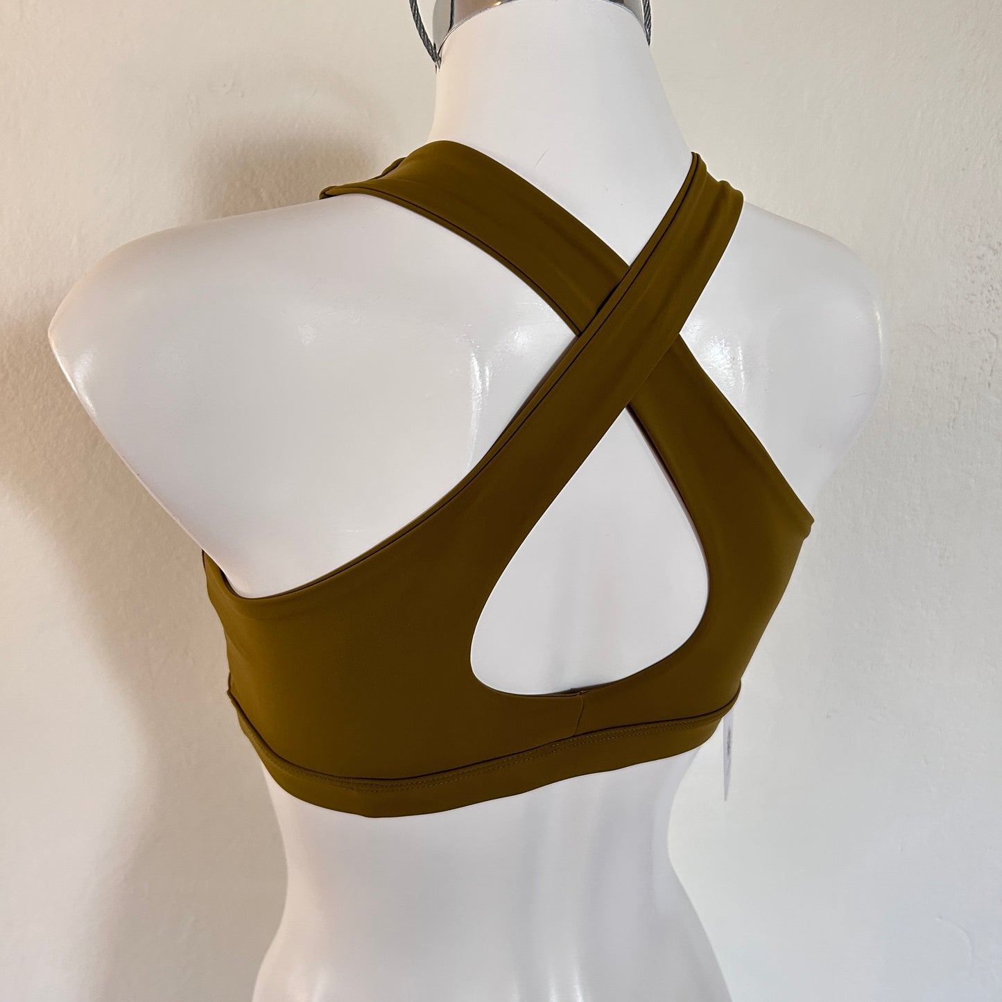 Top Cruzado Verde Olivo