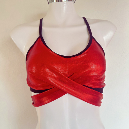 Top Cruzado – Rojo Festivo
