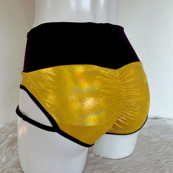 Cachetero con arnés – Dorado Tenue