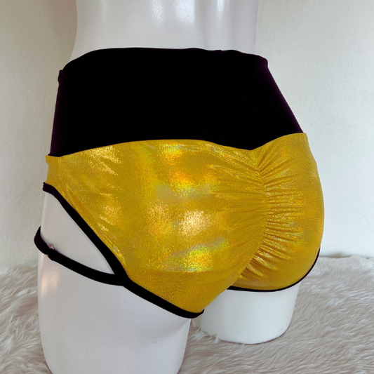 Cachetero con arnés – Dorado Tenue