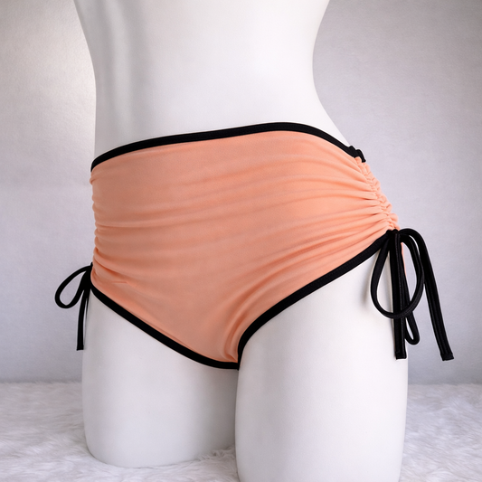 Cachetero ECLIPSE con jareta ajustable - Coral Peach