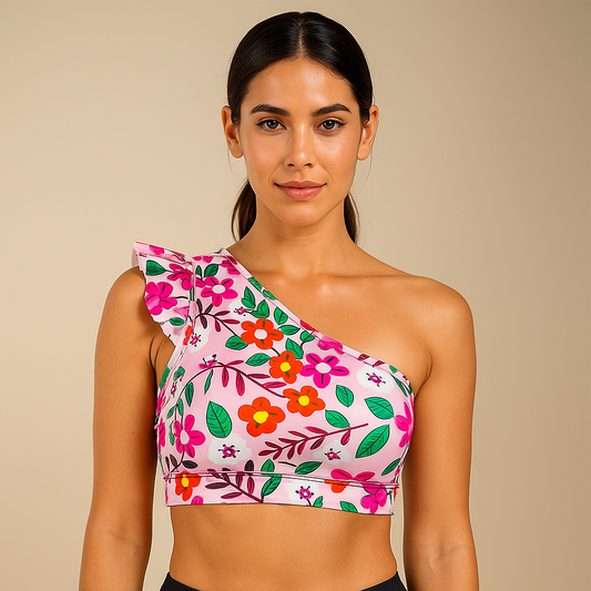 Top Asimétrico Spring Floral