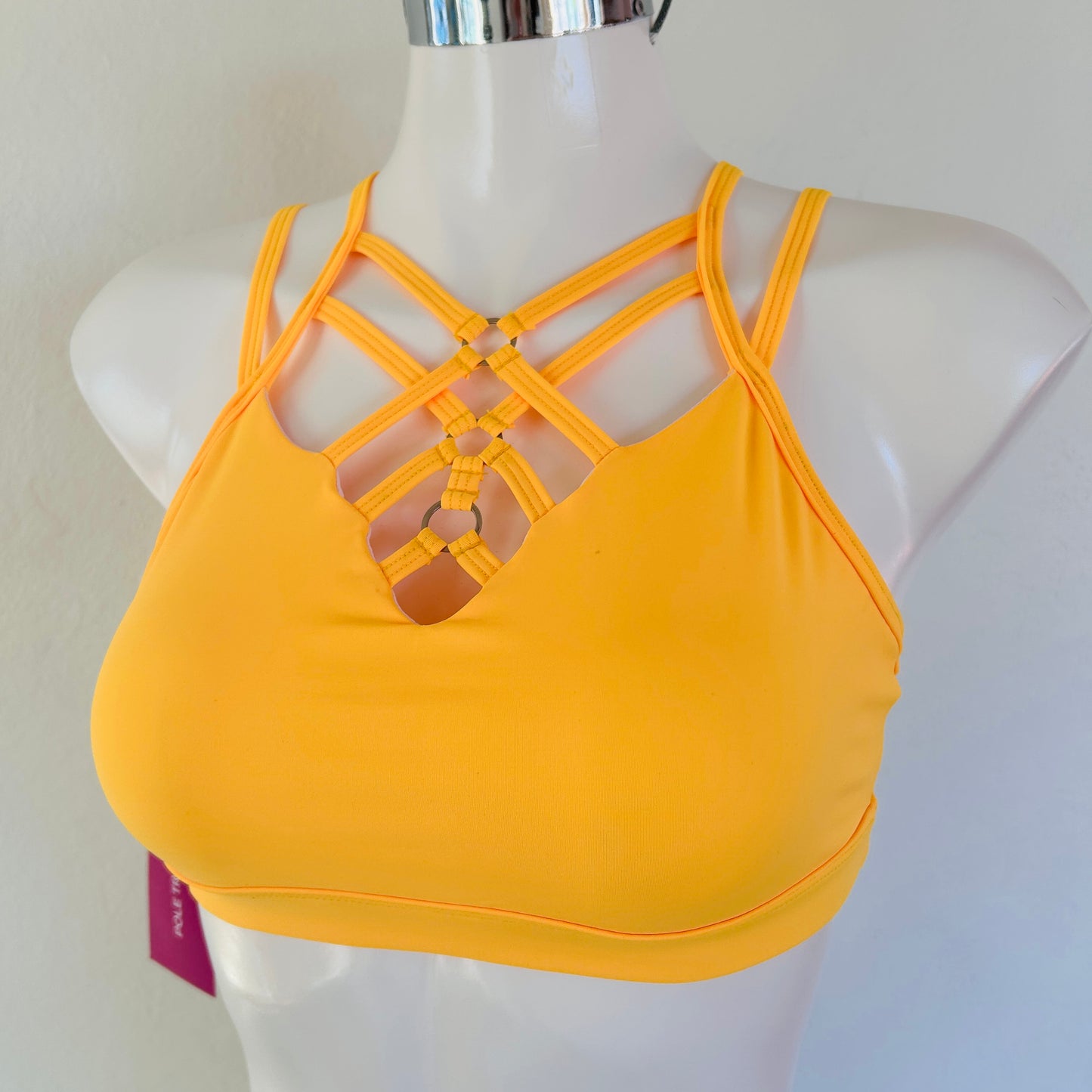 Top Tiras Nova Amarillo