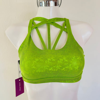 Top Estrella Holograma Verde