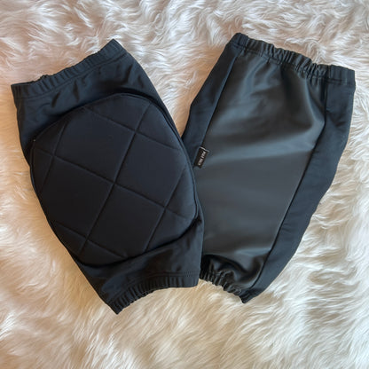 Rodilleras Pole Dance Negras con agarre en corva