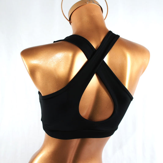 top cruces comodidad y soporte max. negro