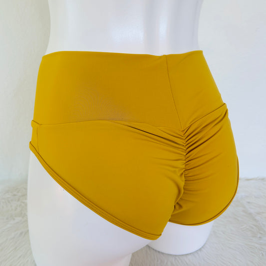 Cachetero Pretina Alta Mostaza