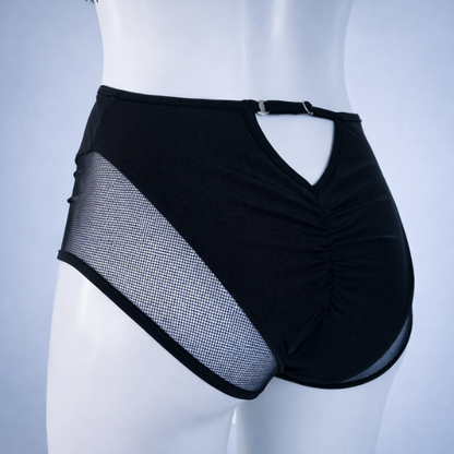 Cachetero Pretina Alta Aura - Negro