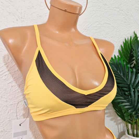 Top modelo Aura amarillo