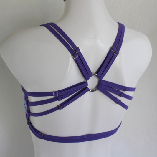 Top Aro Animal Print - Morado