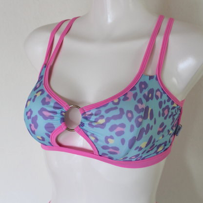 Top Aro Animal Print - Rosa