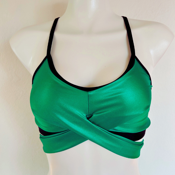 Top Cruzado – Verde Esmeralda